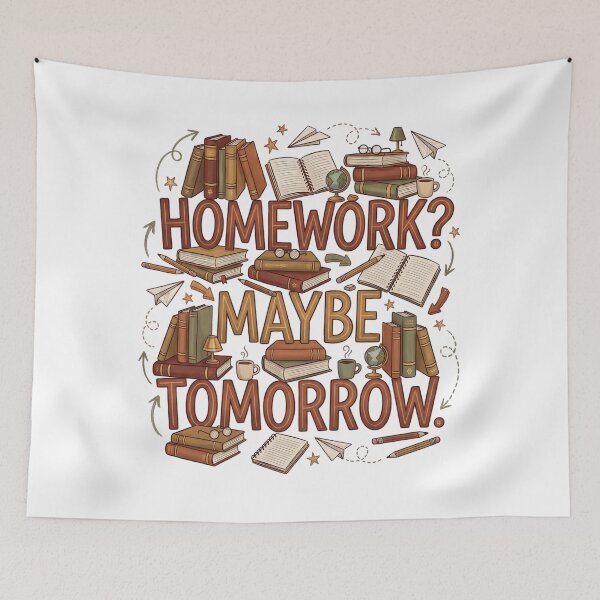 Item preview, ¿Deberes? Quizás mañana. designed and sold by Helenaphotoart.