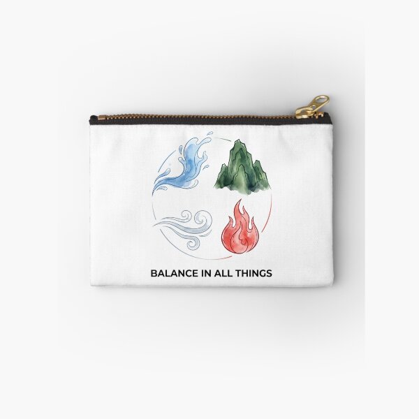 Item preview, ​Balance In All Things Four Elements Artistic Chinese Watercolor T-Shirt designed and sold by fowzi shokri.