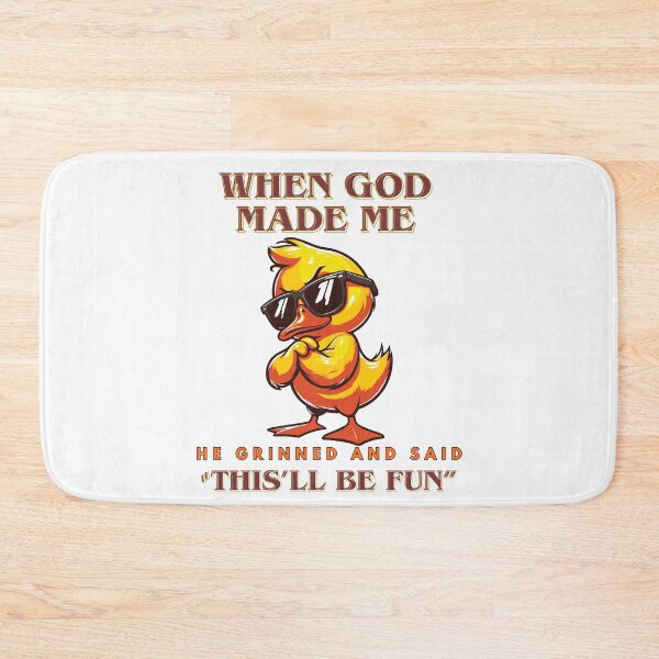 Item preview, Funny Cool Duck with Sunglasses Quote designed and sold by Szpaku desart .