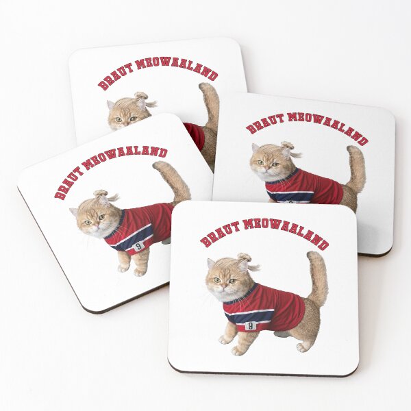 Item preview, Erling haaland Cute  Cat designed and sold by TeeARTHY.