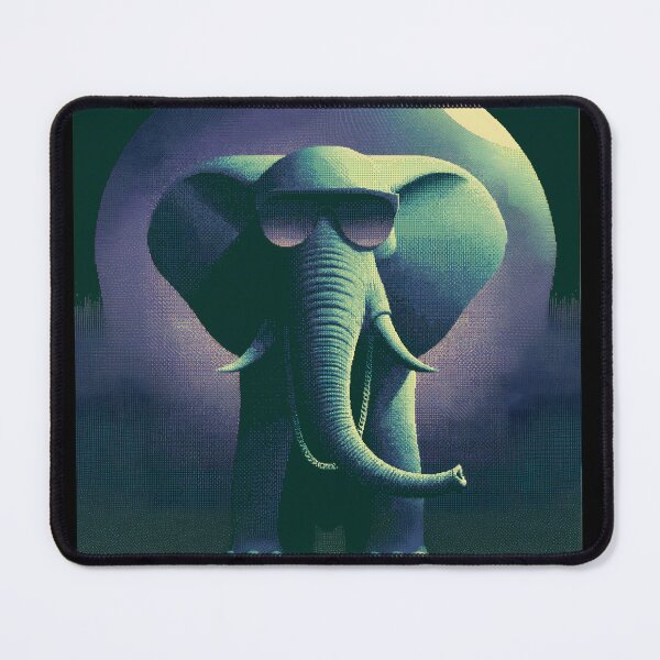 Item preview, Retro Cool Elephant in Sunglasses designed and sold by ClubVacay.