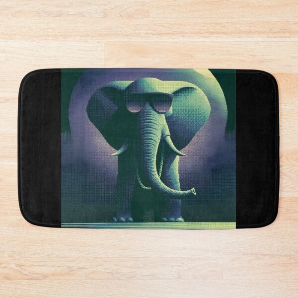 Item preview, Retro Cool Elephant in Sunglasses designed and sold by ClubVacay.