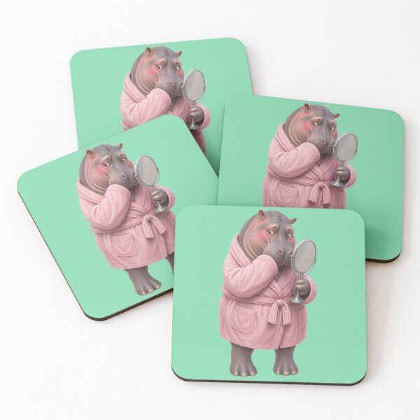 Item preview, Copy of Shy Hippo in Robe Gift 2 designed and sold by Wenvilgrace.