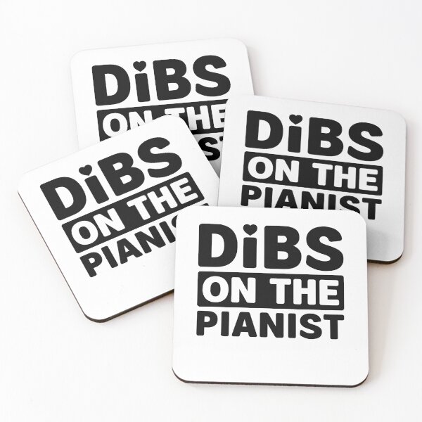 Item preview, Dibs on the Pianist - Funny Piano Player  designed and sold by gunaone-design.