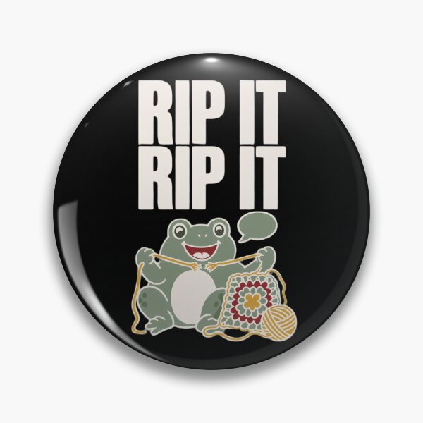 Item preview, Rip It Rip It Funny Crochet Frogging Shirt | Crochet Frog Crocheter Gift designed and sold by StickyGuys.