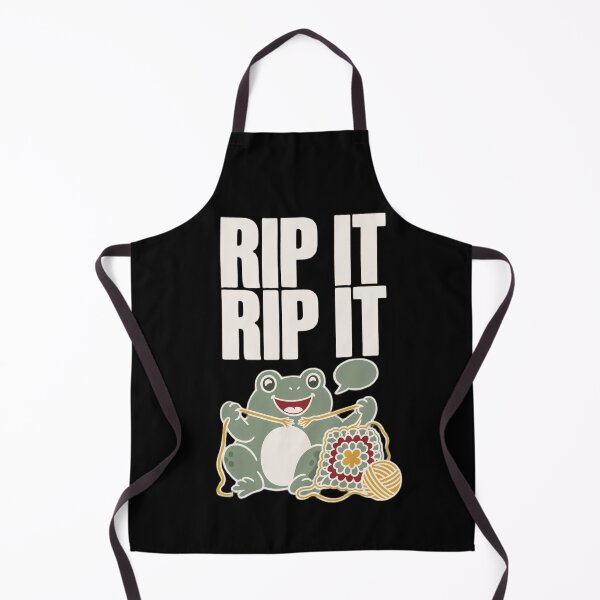 Item preview, Rip It Rip It Funny Crochet Frogging Shirt | Crochet Frog Crocheter Gift designed and sold by StickyGuys.