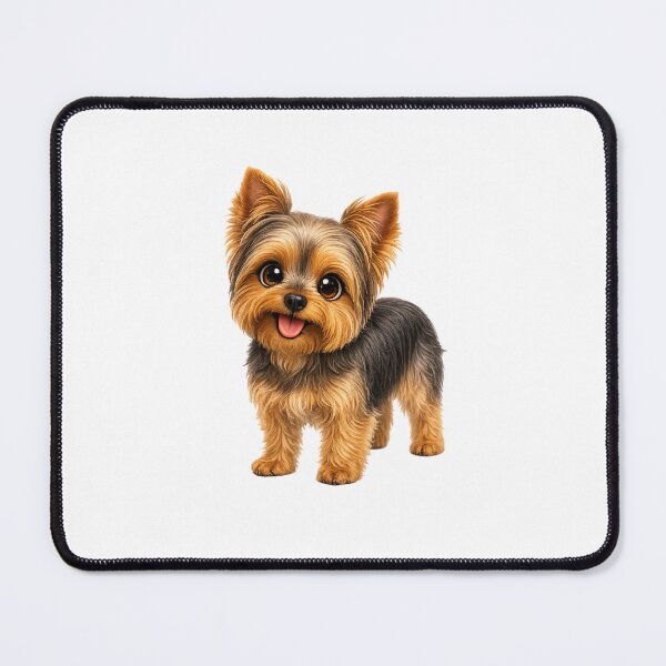 Item preview, Cute Yorkshire Terrier Puppy Illustration designed and sold by BackgroundND.