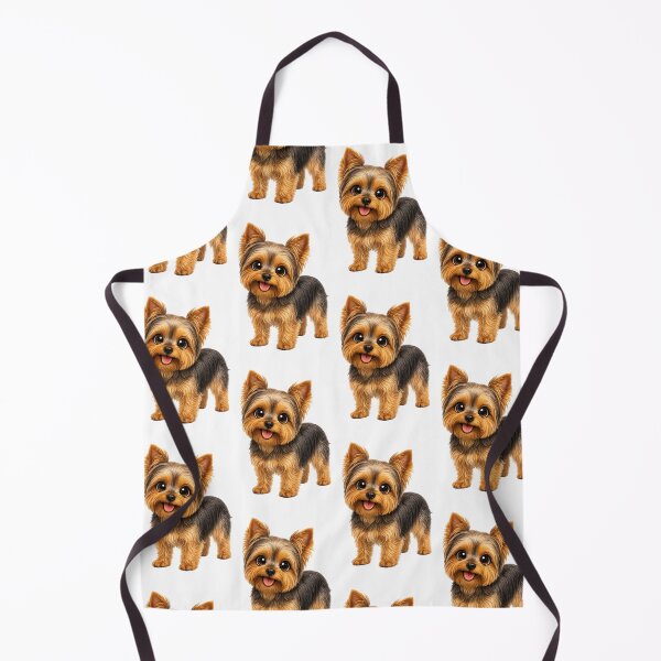 Item preview, Cute Yorkshire Terrier Puppy Illustration designed and sold by BackgroundND.