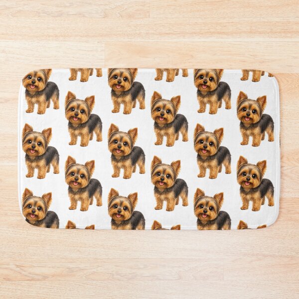 Item preview, Cute Yorkshire Terrier Puppy Illustration  designed and sold by BackgroundND.