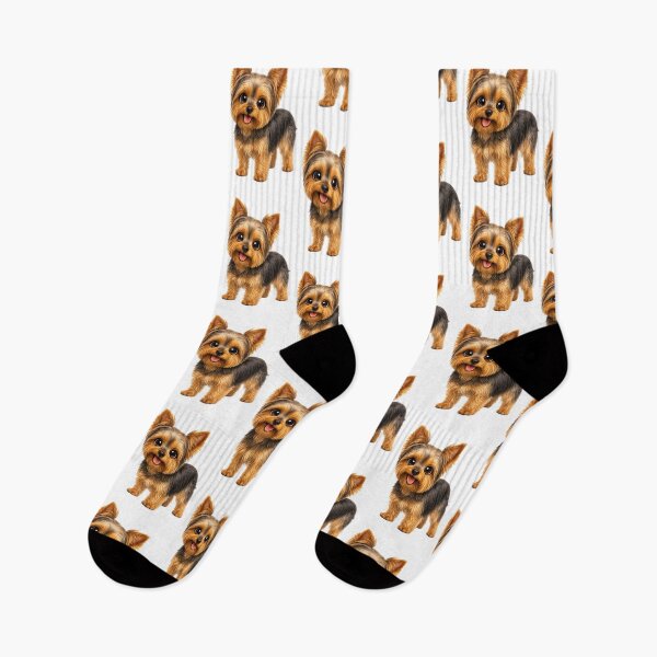 Item preview, Cute Yorkshire Terrier Puppy Illustration  designed and sold by BackgroundND.