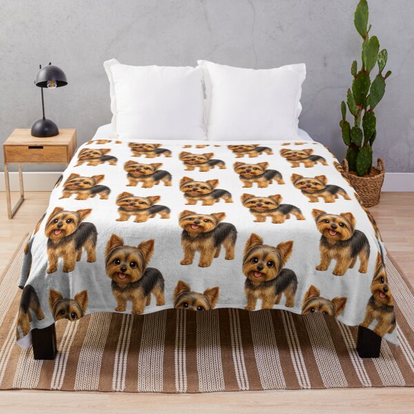 Item preview, Cute Yorkshire Terrier Puppy Illustration designed and sold by BackgroundND.