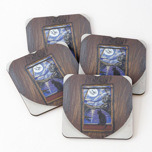 Item preview, Moonlit window | Handmade artwork  designed and sold by tomahart-.