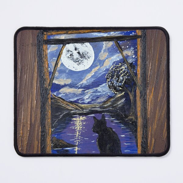 Item preview, Moonlit window | Handmade artwork designed and sold by tomahart-.