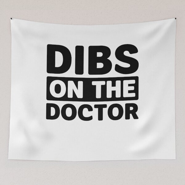 Item preview, Dibs on the Doctor - Proud Doctor Wife Girlfriend designed and sold by gunaone-design.