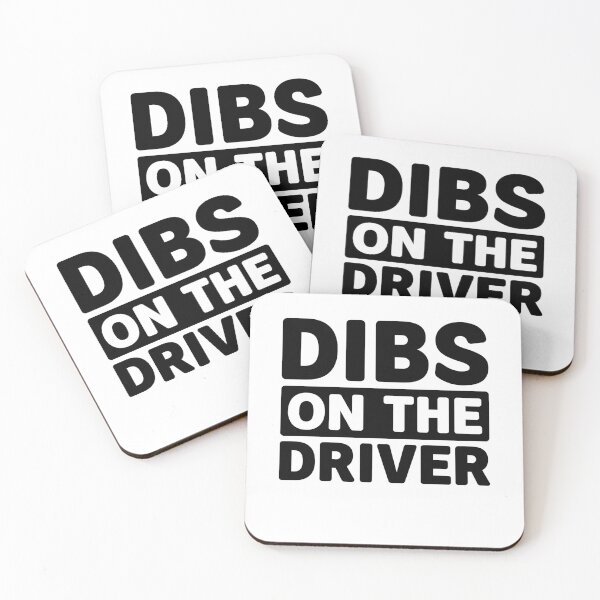 Item preview, Dibs on the Driver - Proud Race Car Driver Wife Girlfriend designed and sold by gunaone-design.
