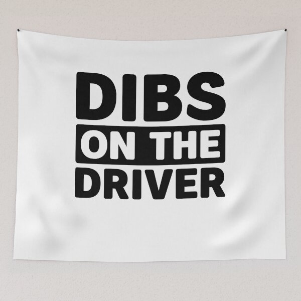 Item preview, Dibs on the Driver - Proud Race Car Driver Wife Girlfriend designed and sold by gunaone-design.