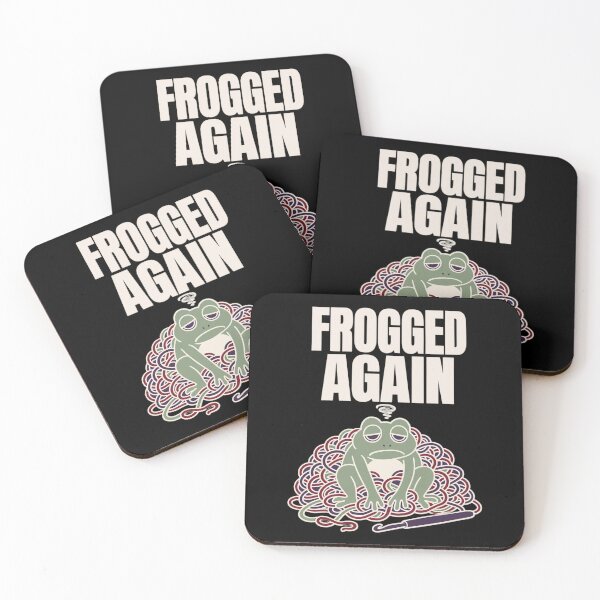 Item preview, Frogged Again Funny Crochet Shirt | Crochet Frog Frogging Humor Crocheter Gift designed and sold by StickyGuys.