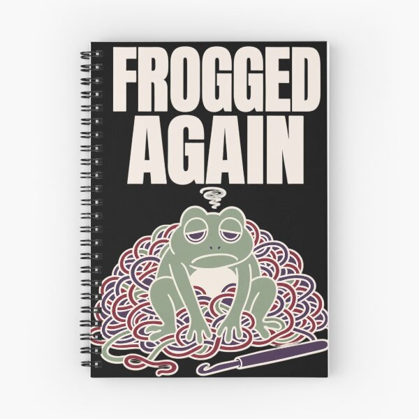 Item preview, Frogged Again Funny Crochet Shirt | Crochet Frog Frogging Humor Crocheter Gift designed and sold by StickyGuys.