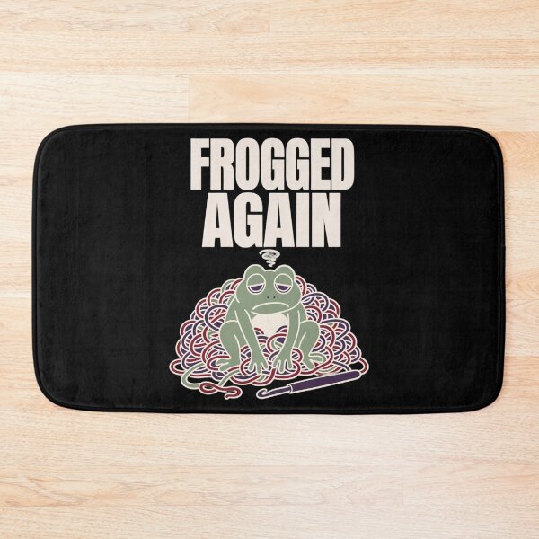 Item preview, Frogged Again Funny Crochet Shirt | Crochet Frog Frogging Humor Crocheter Gift designed and sold by StickyGuys.