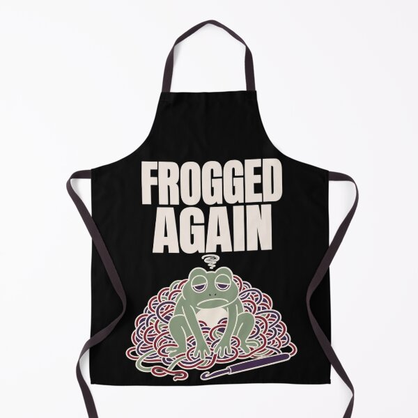 Item preview, Frogged Again Funny Crochet Shirt | Crochet Frog Frogging Humor Crocheter Gift designed and sold by StickyGuys.