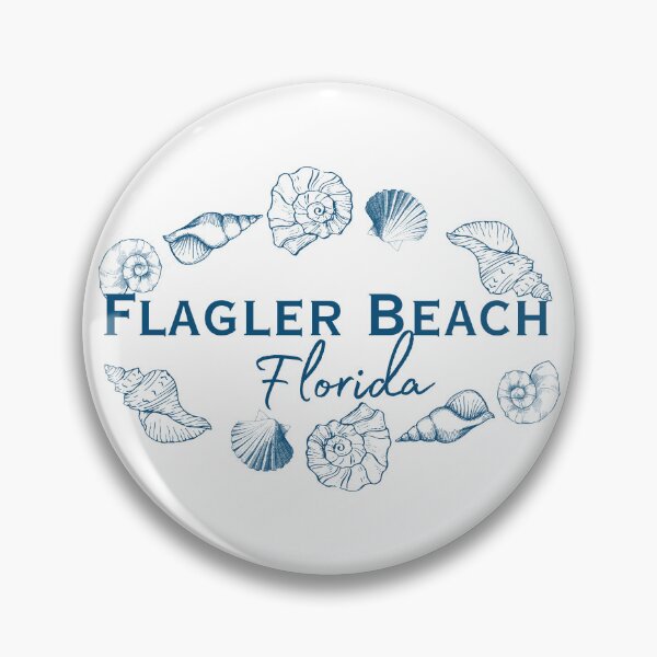 Item preview, Flagler Beach Florida Seashell Circle Shirt | Coastal Beach Souvenir Tee | Ocean-Inspired Florida Apparel designed and sold by DonnaRaine.