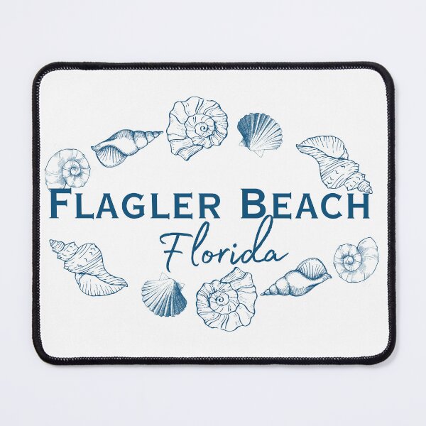 Item preview, Flagler Beach Florida Seashell Circle Shirt | Coastal Beach Souvenir Tee | Ocean-Inspired Florida Apparel designed and sold by DonnaRaine.