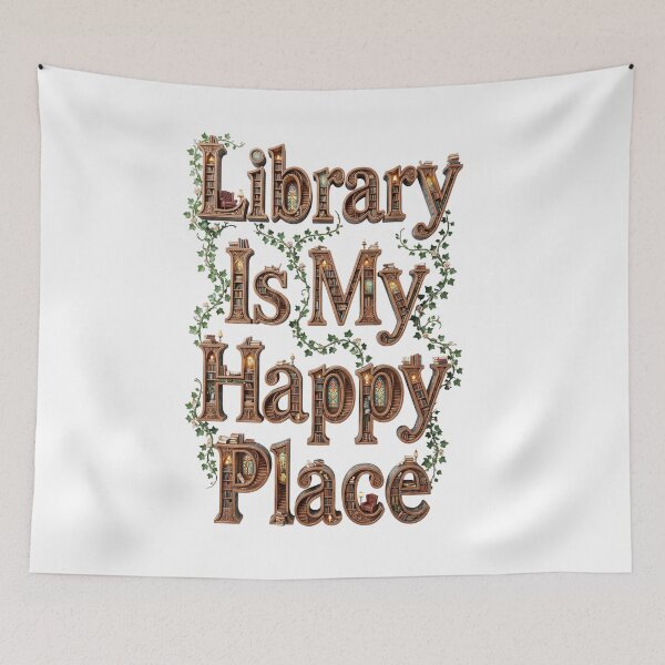 Item preview, Library Is My Happy Place designed and sold by Helenaphotoart.