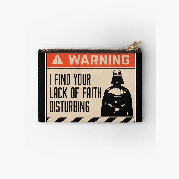 Item preview, I Find Your Lack Of Faith Disturbing | #DarthVader Warning Sign designed and sold by Rogue507.