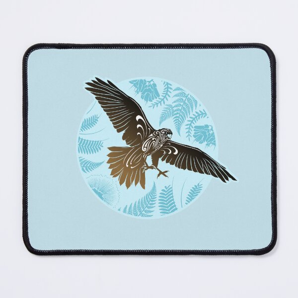 Item preview, New Zealand Falcon in the Bush - blue designed and sold by MY NEW ZEALAND.