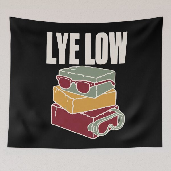 Item preview, Lye Low Funny Soap Making Shirt | Soap Maker Gift Cold Process Humor designed and sold by StickyGuys.