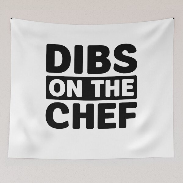 Item preview, Dibs on the Chef - Proud Cooking Chef Wife designed and sold by gunaone-design.