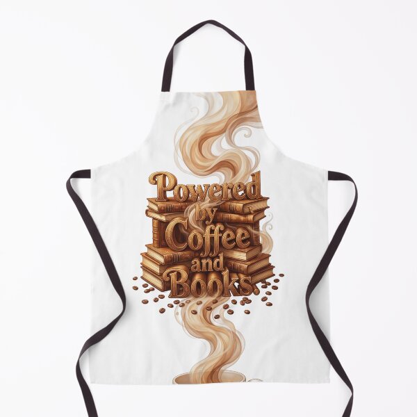 Item preview, Powered by Coffee and Books designed and sold by Helenaphotoart.