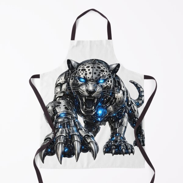 Item preview, Steel Jaguar V5 Elite – Premium Mechanical Jaguar | Industrial Mecha Beast | Futuristic Robotic Jaguar Art designed and sold by SteelCoat Studio.
