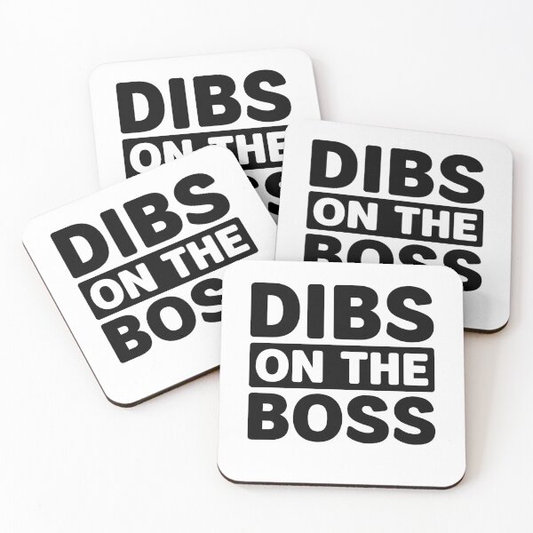 Item preview, Dibs on the Boss - Proud Work Boss Wife designed and sold by gunaone-design.