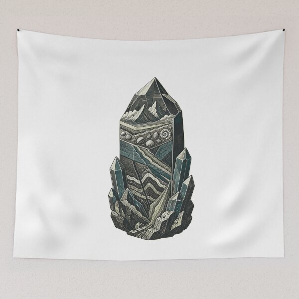 Item preview, Geological Time Crystal Strata and Fossils designed and sold by BoyleDesignShop.
