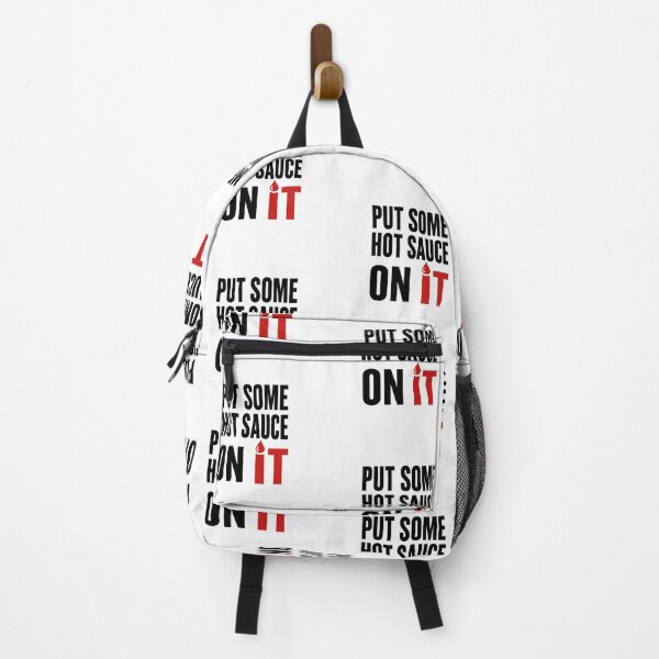 Item preview, Put Some Hot Sauce On It | Funny Spicy Food Typography Design designed and sold by Verycutethings.