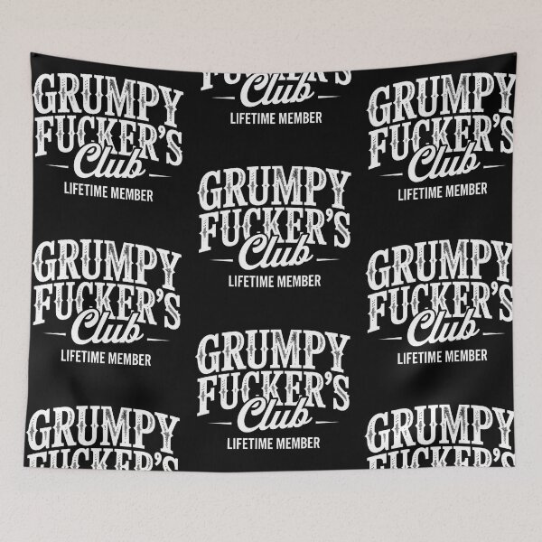 Item preview, Grumpy Fuckers Club Lifetime Member designed and sold by New Texas Republic.
