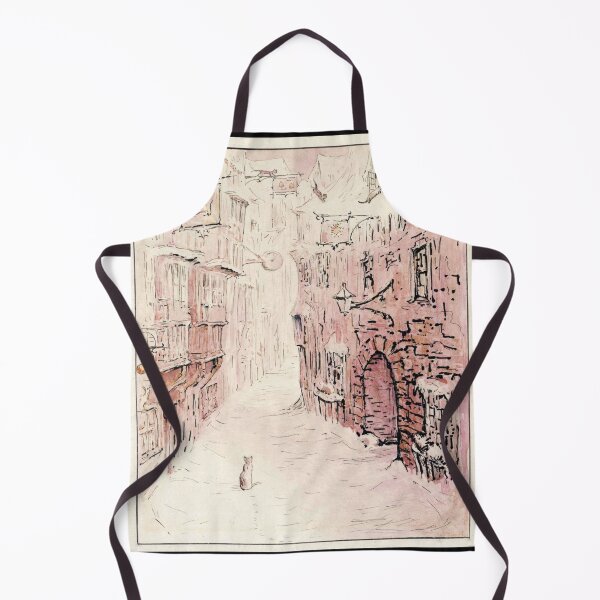 Item preview, Simpkin in the Christmas Snow - Beatrix Potter The Tailor of Gloucester designed and sold by forgottenbeauty.