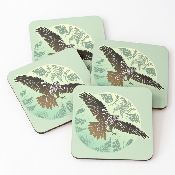 Item preview, Copy of New Zealand Falcon in the Bush - blue designed and sold by MY NEW ZEALAND.