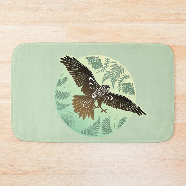 Item preview, Copy of New Zealand Falcon in the Bush - blue designed and sold by MY NEW ZEALAND.
