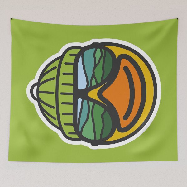 Item preview, Smoky Mountain Beanie Ducky (Green) designed and sold by Justin Ellis.