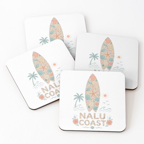 Item preview, Nalu Coast Shell Surfboard | Hawaiian Beach & Surf Design  designed and sold by Nalu Coast.