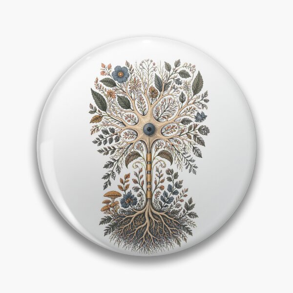 Item preview, Botanical Neuron Tree Neuroscience Illustration designed and sold by BoyleDesignShop.