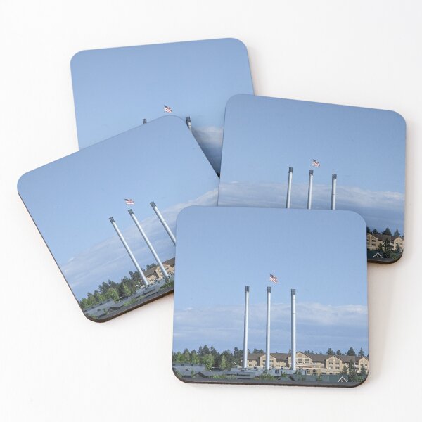 Item preview, Old Mill Stacks and Flag designed and sold by GJWPhotos.