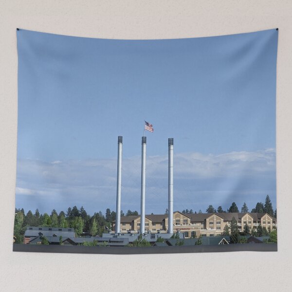 Item preview, Old Mill Stacks and Flag designed and sold by GJWPhotos.