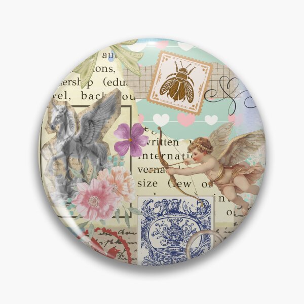 Item preview, Vintage love collage design  designed and sold by Zenna MT 1.