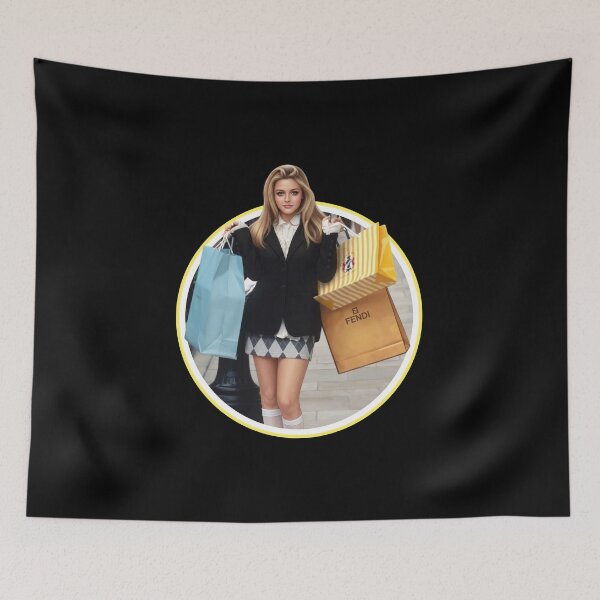 Item preview, Cher Horowitz Clueless Shopping Spree 90s Cult Classic Graphic designed and sold by RahniNM.