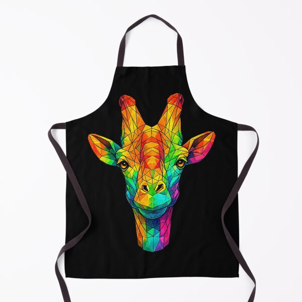 Item preview, Colorful Geometric Giraffe Head | Low Poly Rainbow Animal Art | Modern Polygon Wildlife Illustration | Abstract Safari Wall Art designed and sold by Geometric Art..
