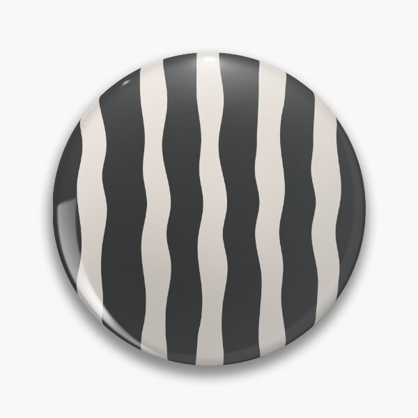Item preview, Black and Cream Wavy Stripe Pattern, Minimal Seamless Lines, Modern Neutral Abstract Design designed and sold by BigDigital.