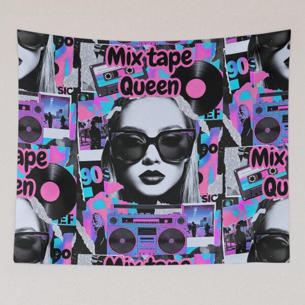 Item preview, Mix tape queen designed and sold by JLeonardoArt.